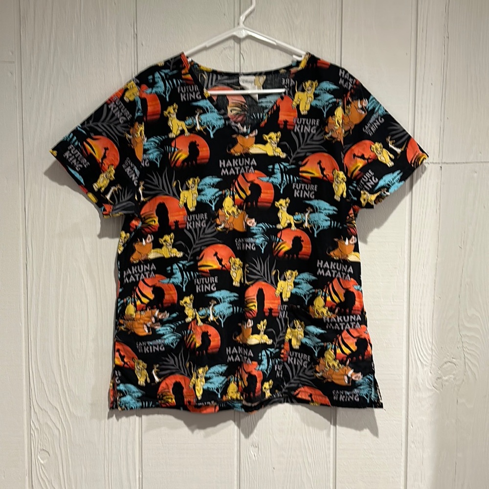 Disney Lion King Scrub Top